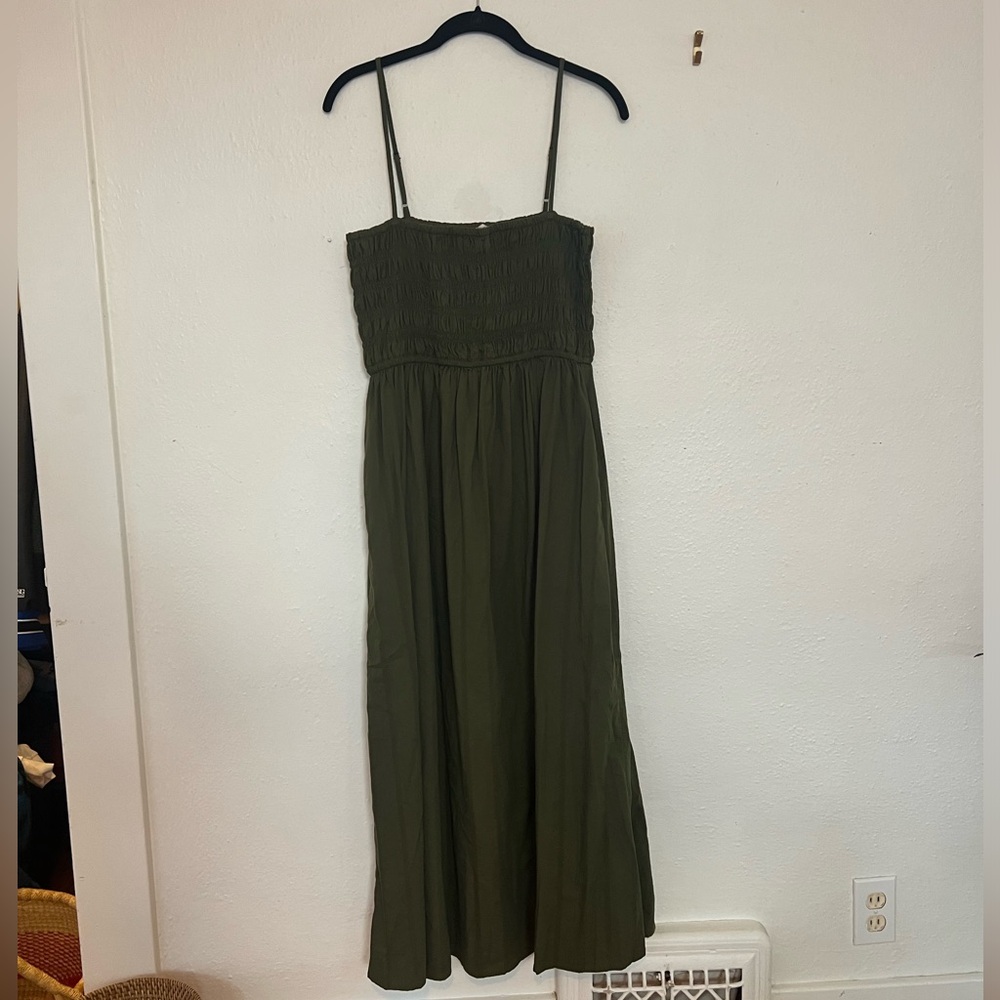 Madewell Theo Sleeveless Midi Dress